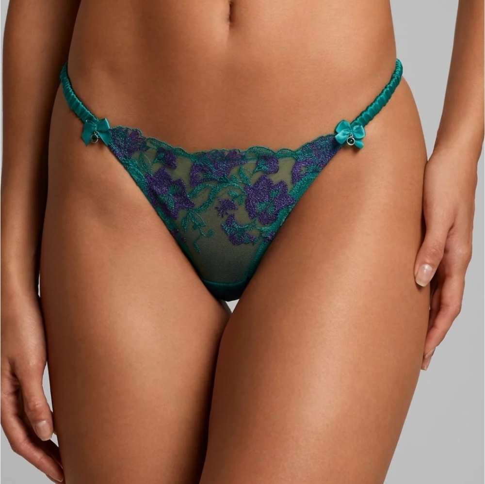 The Emerald Garden Silk Thong